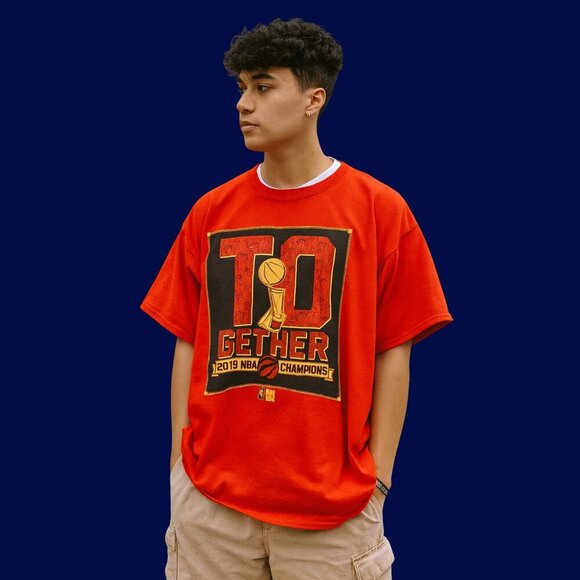 Toronto Raptors 2019 NBA Champions Graphic Tee | Size L | ’47 Brand - Picture 1 of 10